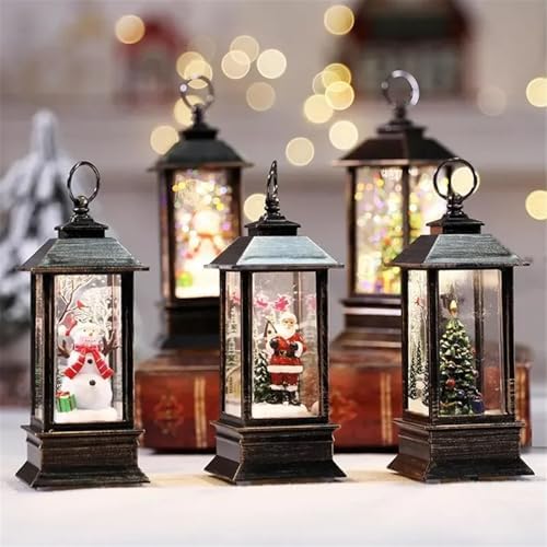 Christmas Glitter Lantern LED Glow Accent Light