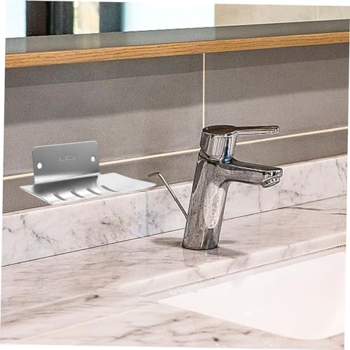 CONGARTENO Punch Wall Mount Soap Dish Silver Finish