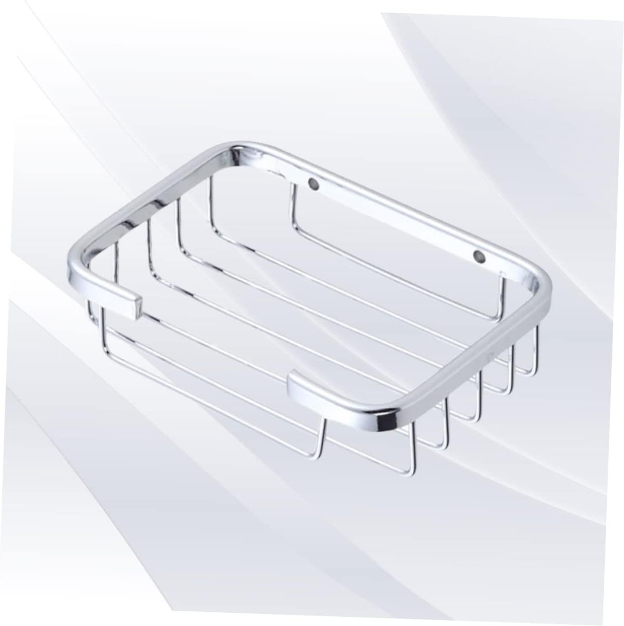 Wall Mount Soap Holder Brushed Aluminum Bath Organizer