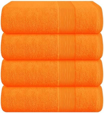 Belizzi Home 4 Pack Bath Towels 27x54 Hotel Spa Quality