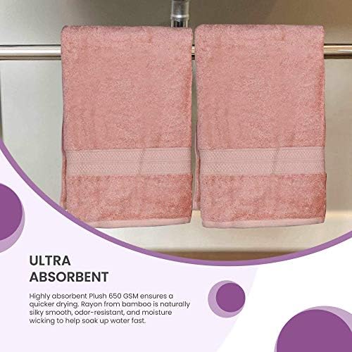 BLUENILEMILLS 2-Piece Cotton-Blend Bath Towel Set