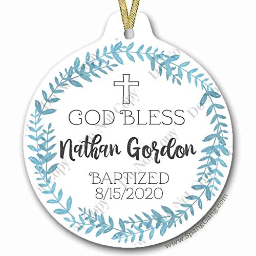 Baptism Gift for Baby Girl Christening Ornament Christmas Decoration