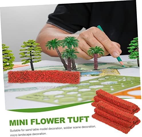 VICASKY 20pcs Miniature Artificial Grass Shrubs Set