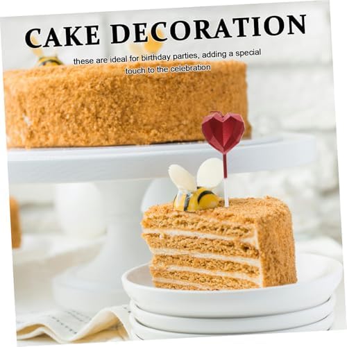 Happyyami 8pcs Unique Heart Birthday Candles