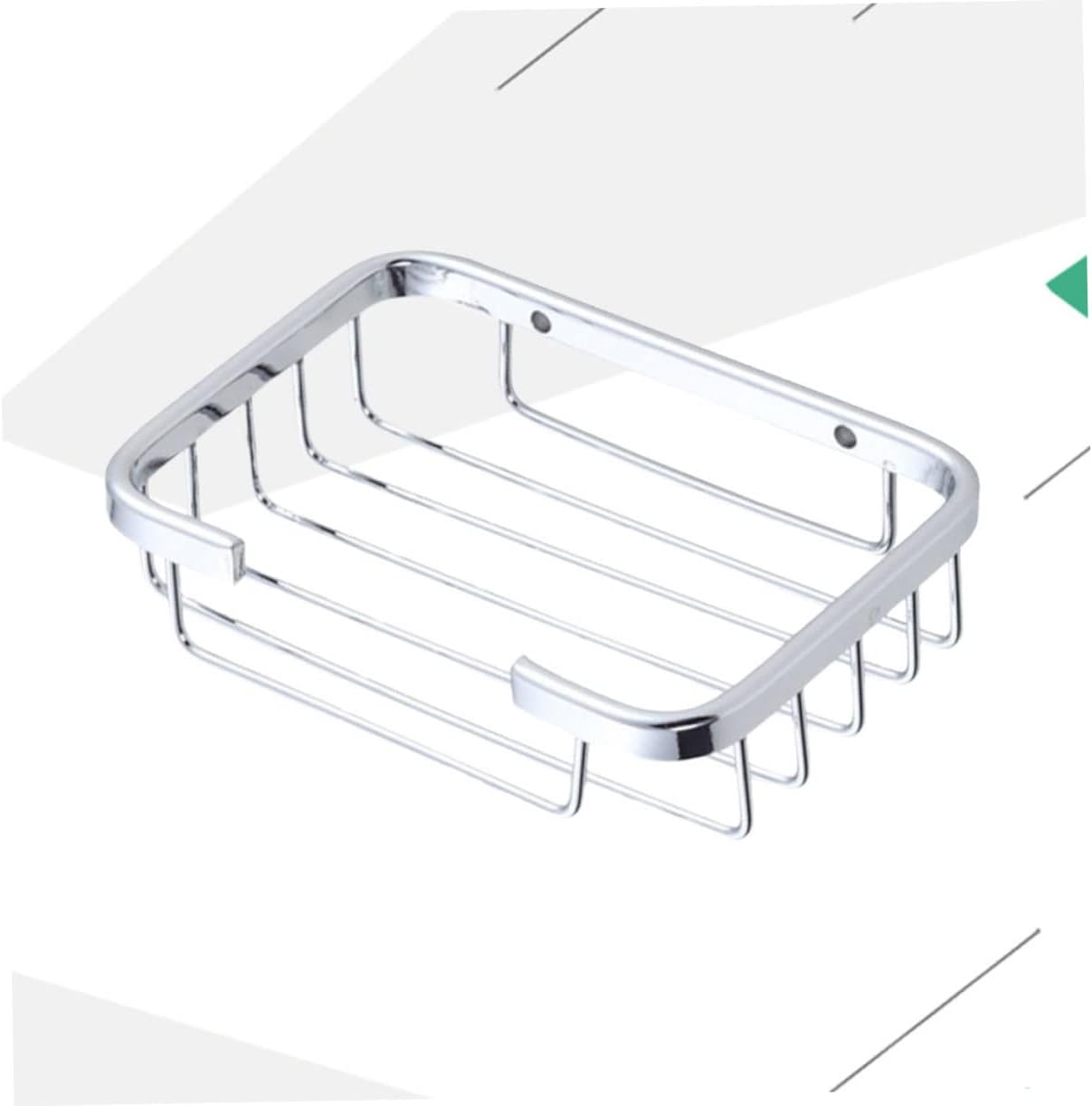 Modern Brushed Aluminum Soap Holder Organizer