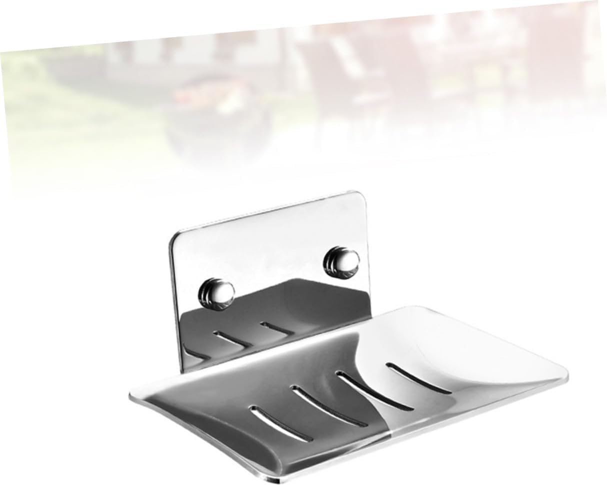 Stainless Steel Soap Basket Wall Mount Leakproof Holder