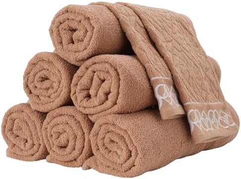 KNETLI 8-Piece Luxury Cotton Towel Set