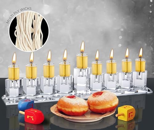 Ner Mitzvah Natural Cotton Smokeless Wicks 50 Count