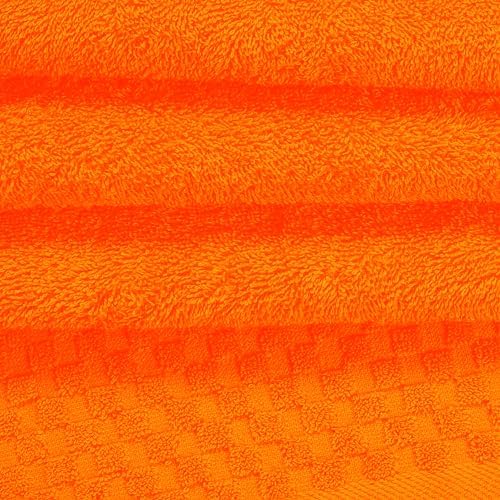 MyOwn Premium Cotton Towel Set 6-Pack Orange