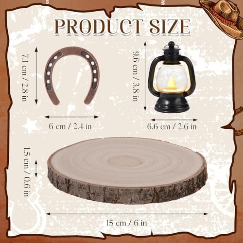 Wayyogh 18PCS Western Party Decorations Set