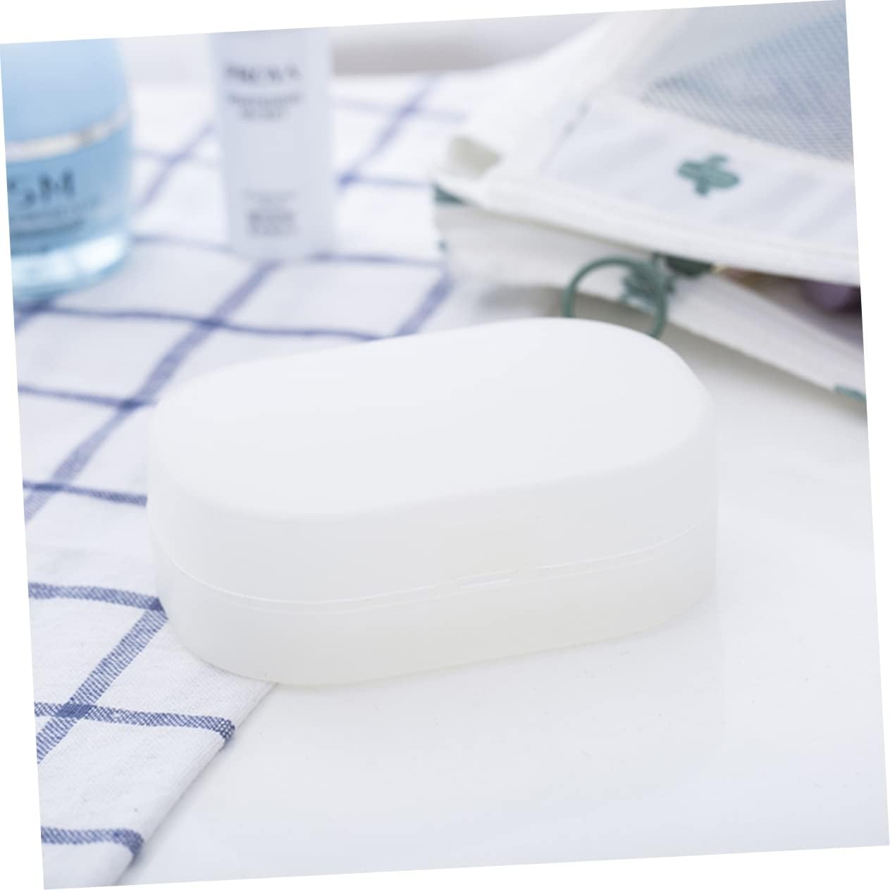 Beatifufu Plastic Soap Dish Waterproof Anti-Slip Holder