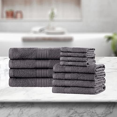 Superior Eco-Friendly Cotton 12-Piece Towel Set