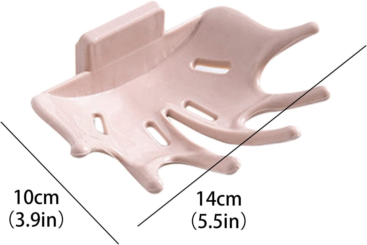 Bilikeyu Soap Drainer Holder Pink One Size 1