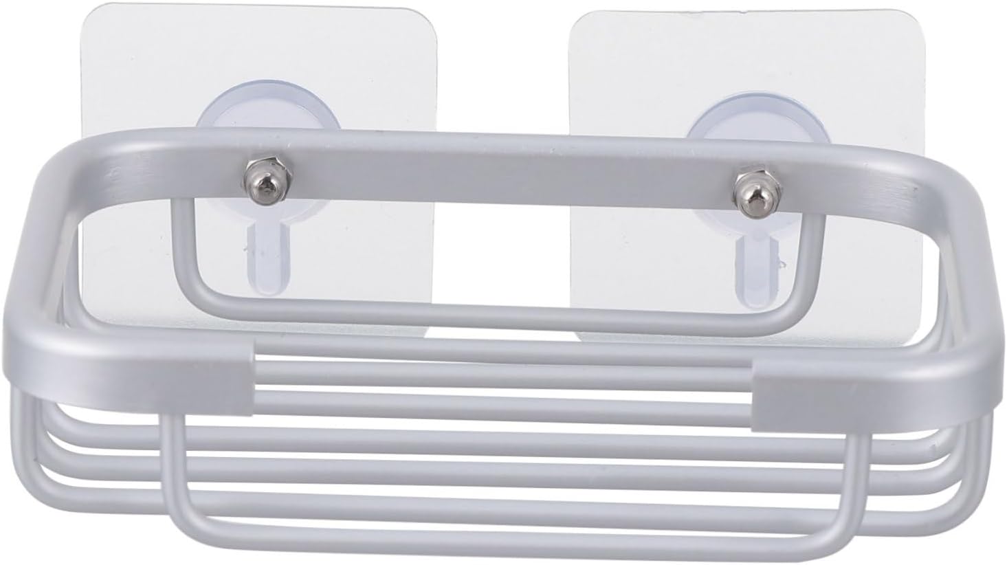 ETHZZLE No-Punch Wall Mount Soap Holder Silver