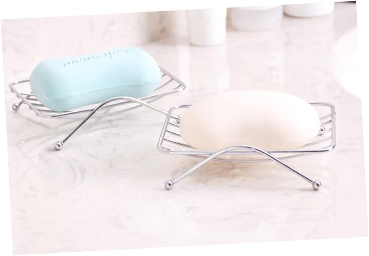 Modern Stainless Steel Wall Mount Soap Holder with Tray