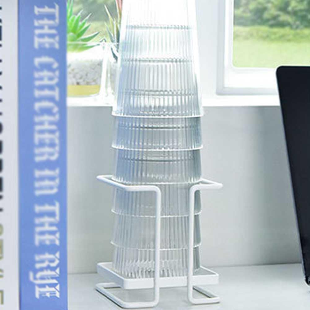 Metal Paper Cup Dispenser for Bathroom Vanity