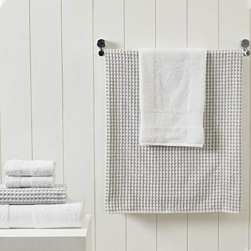 Amrapur Overseas 6-Piece Yarn Dyed Cobblestone Towel Set