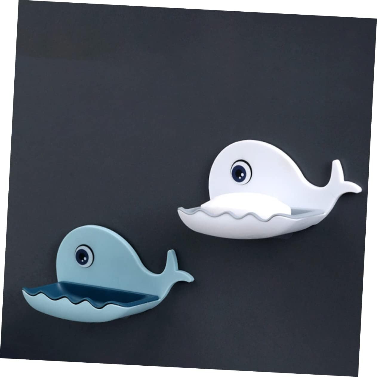 Whale Shaped Wall Mounted Soap Dish Holder 1