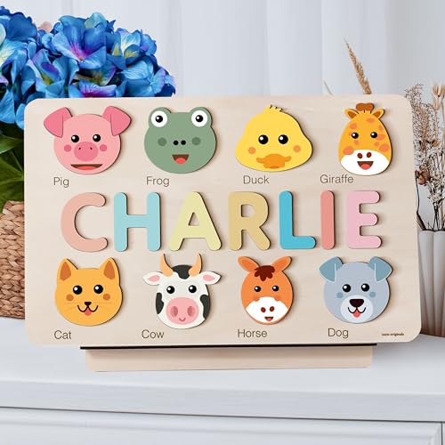 Zuzu Puzzle - Personalized Wooden Name Toy for Toddlers
