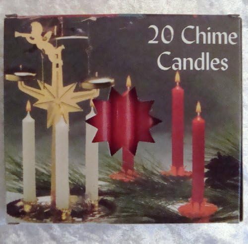 Biedermann Sons Red Taper Candles 20-Count Box 1