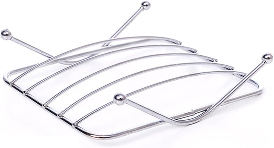 ABOOFAN Stainless Steel Square Soap Holder Wall Mount