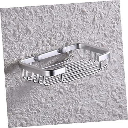 GLEAVI Aluminium Soap Holder Silver Drain Soap Dish