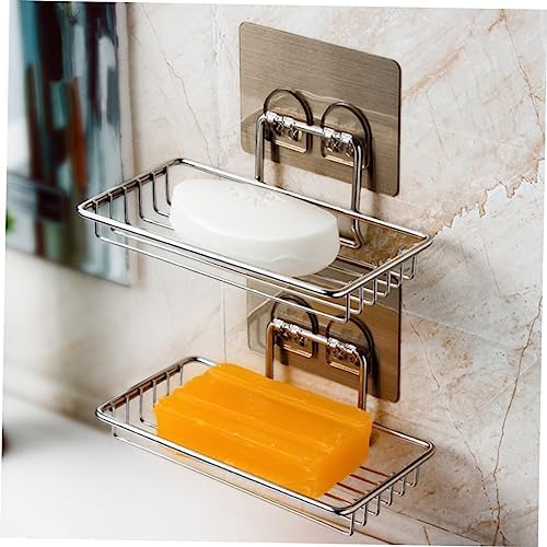 PRETYZOOM Wall Mounted Soap Holder Stainless Steel