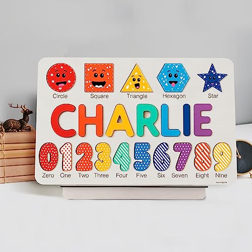 Personalized Wooden Name Puzzle for Babies and Toddlers