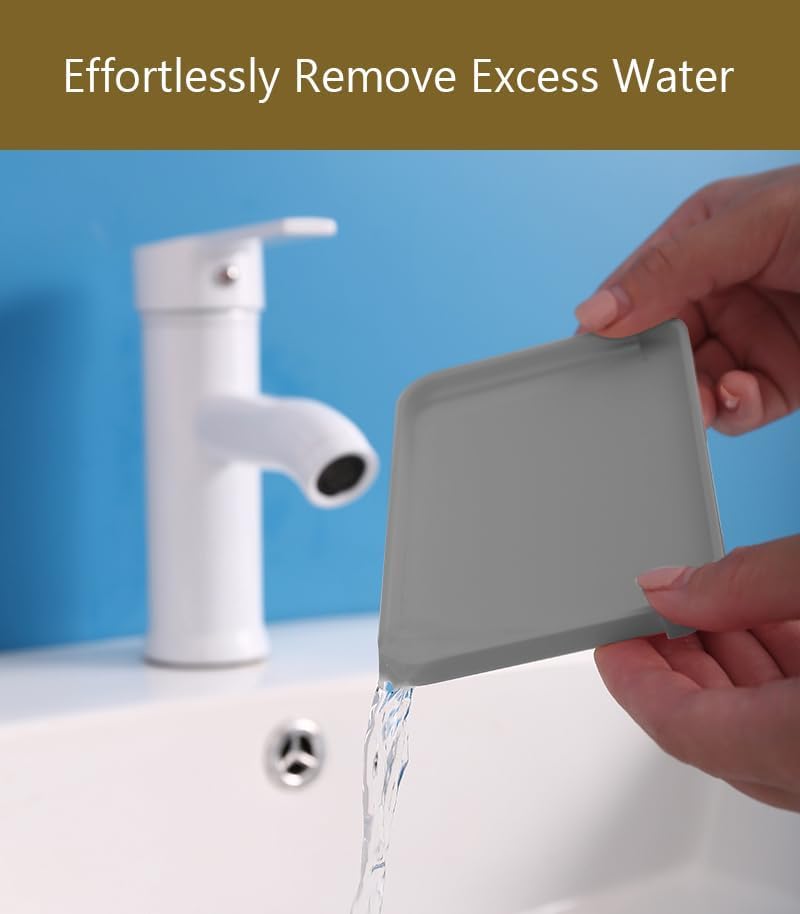 POTENTIA Adhesive Soap Holder - No Drilling Waterproof Removable