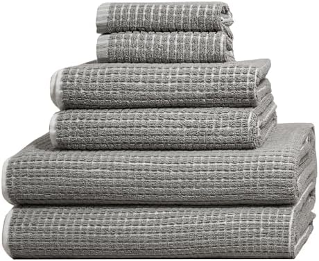 ONSEN Terry Cotton Bath Towel Set - Quick Drying Lightweight