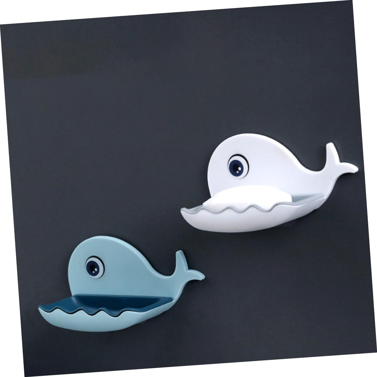 IMIKEYA Whale Shape Soap Holder Wall Mount