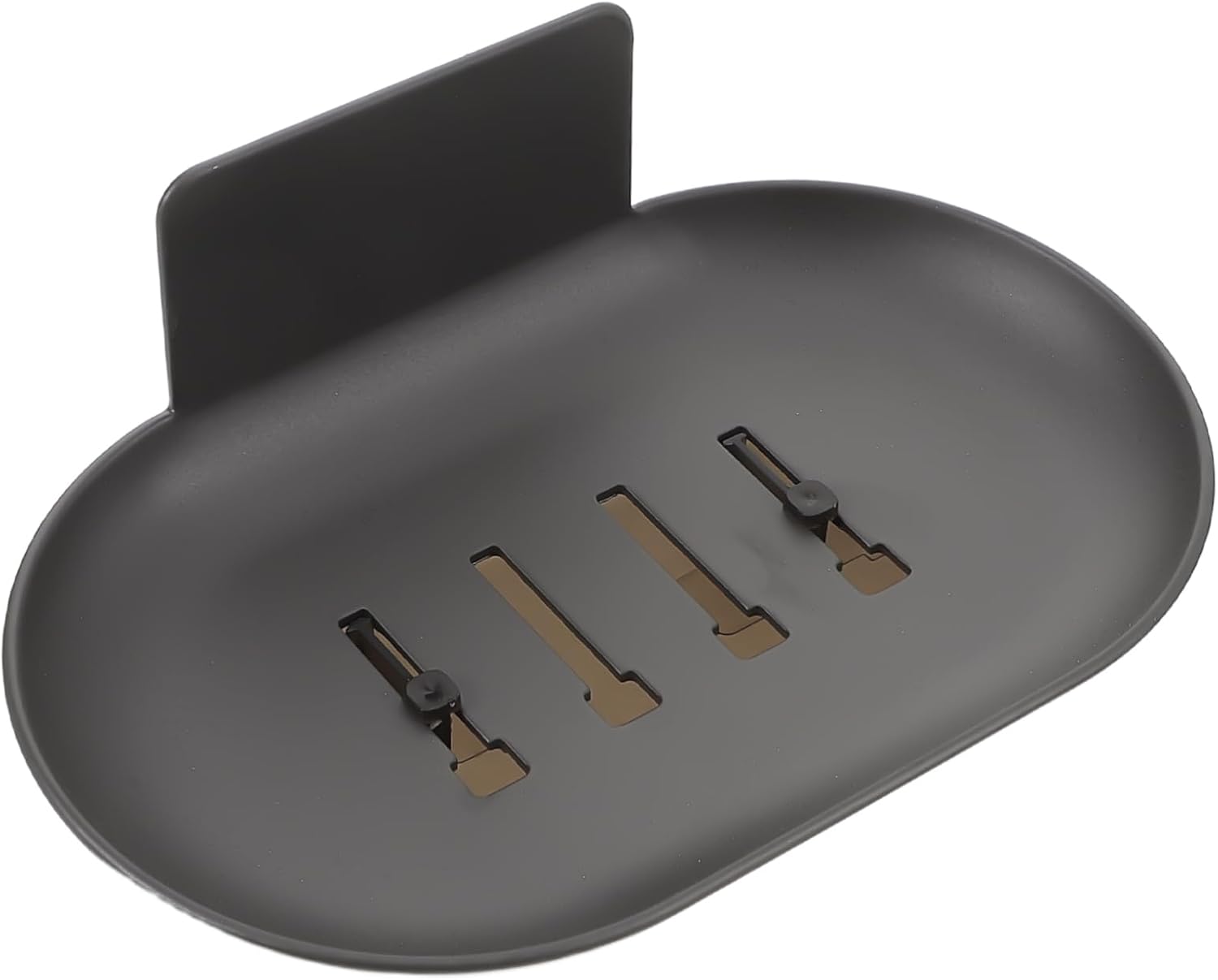 Modern Wall-Mounted Soap Dish Aluminum Self Draining for Home Hotel