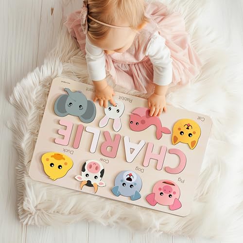 Zuzu Puzzle - Handcrafted Montessori Wooden Toy for 0-12 Month Babies