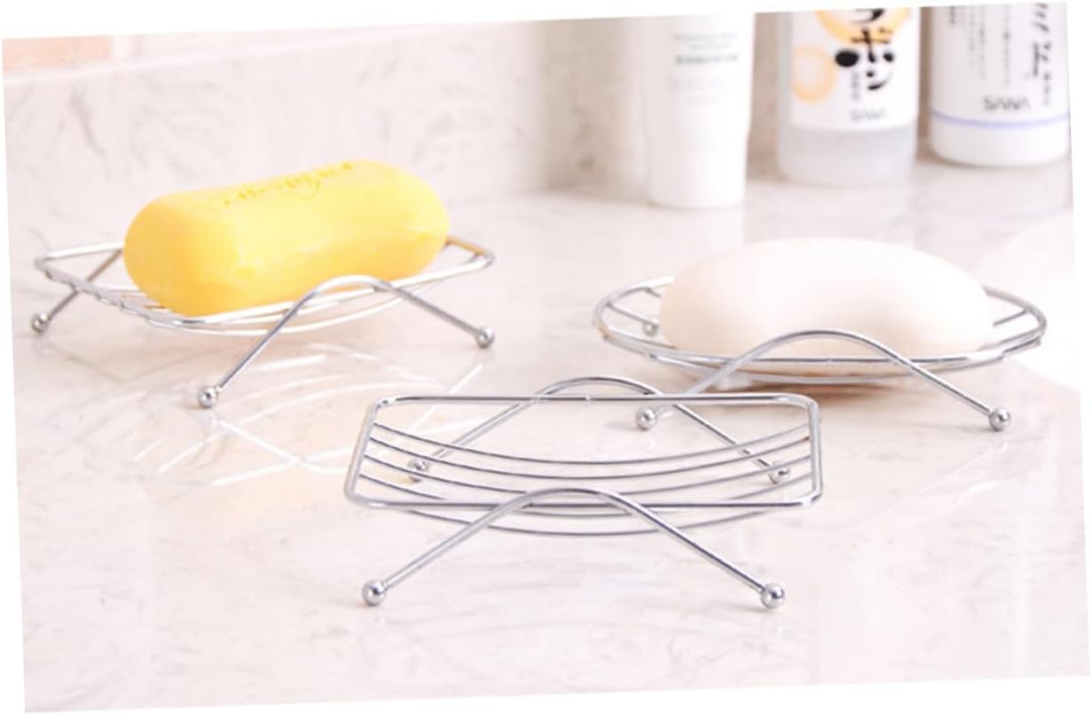 Stainless Steel Wall Mount Soap Holder for Bathroom and Kitchen
