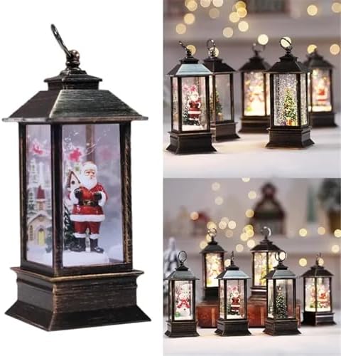 Christmas Glitter Lantern LED Glow Accent Light
