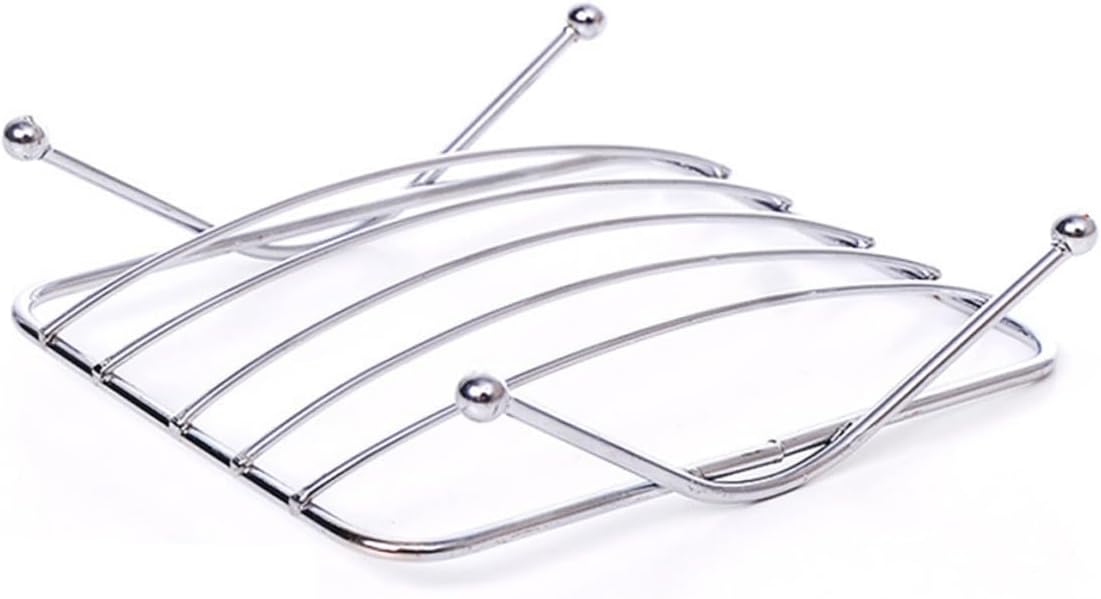 Stainless Steel Wall Mount Soap Holder for Bathroom and Kitchen