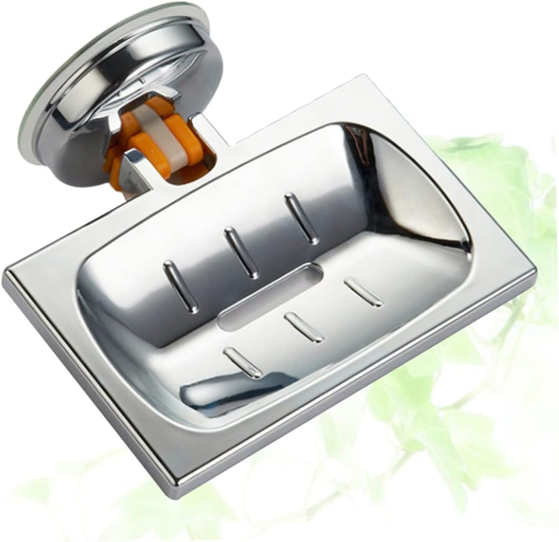 BAZEITFLOW Wall Mounted Soap Holder with Brushed Texture 1