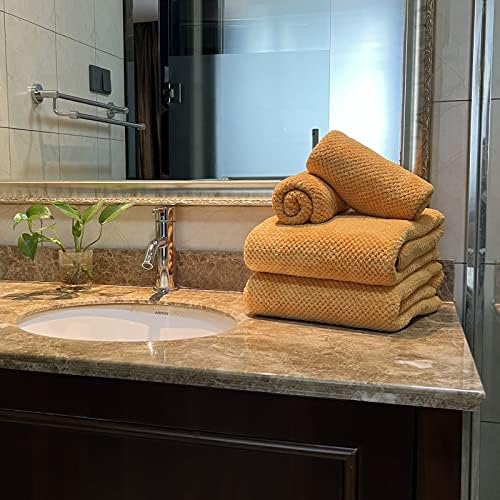 YTYC 29x59 Inch Bath Towel Set of 6 Quick Dry