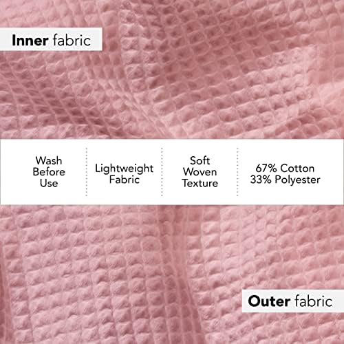 Boca Terry Waffle Bath Wrap for Women - Lightweight Adjustable