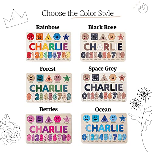 Personalized Wooden Name Puzzle for Babies and Toddlers