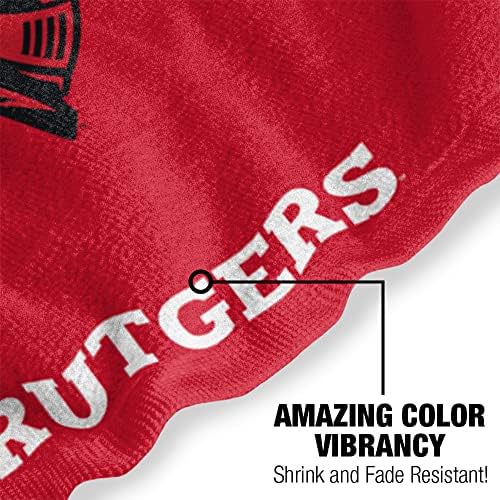 LOGOVISION Rutgers University Bath Towel 30x60 Logo Pattern