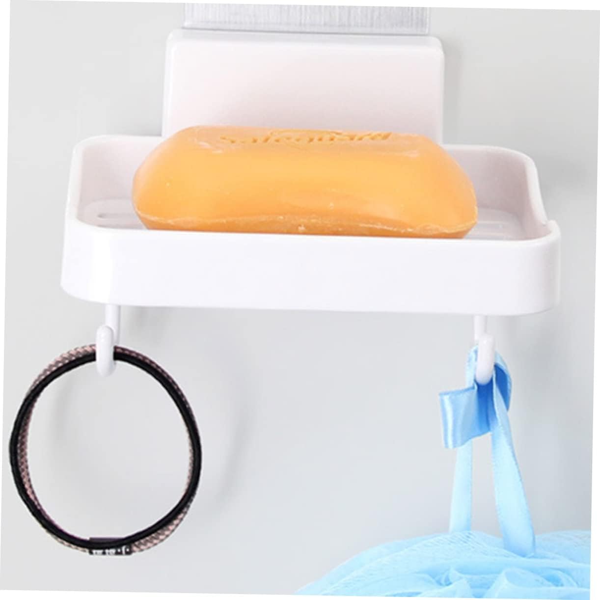 MAGICLULU Wall Mount Soap Dish Holder Suction Cup No Drilling
