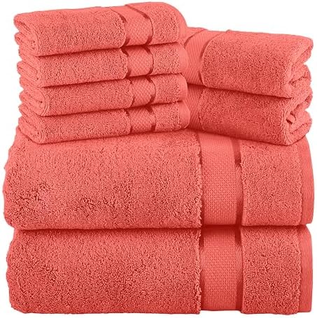 Elegant Comfort Premium Cotton Towel Set 8-Piece