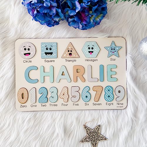 Personalized Wooden Name Puzzle for Babies and Toddlers