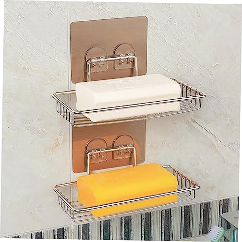 PRETYZOOM Wall Mounted Soap Holder Stainless Steel