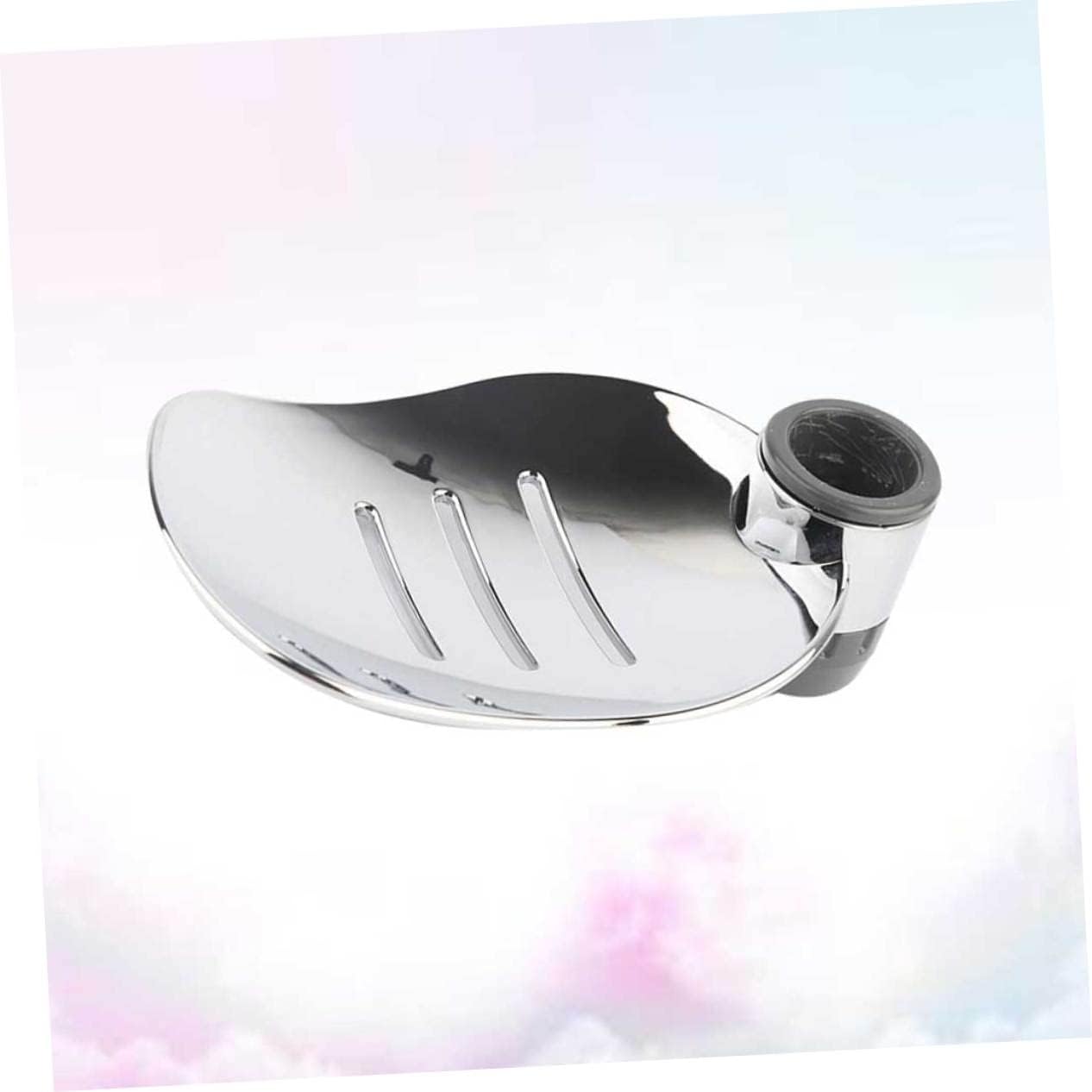 ETHZZLE 2pcs Stainless Steel Soap Holder with Hollow Drain Design