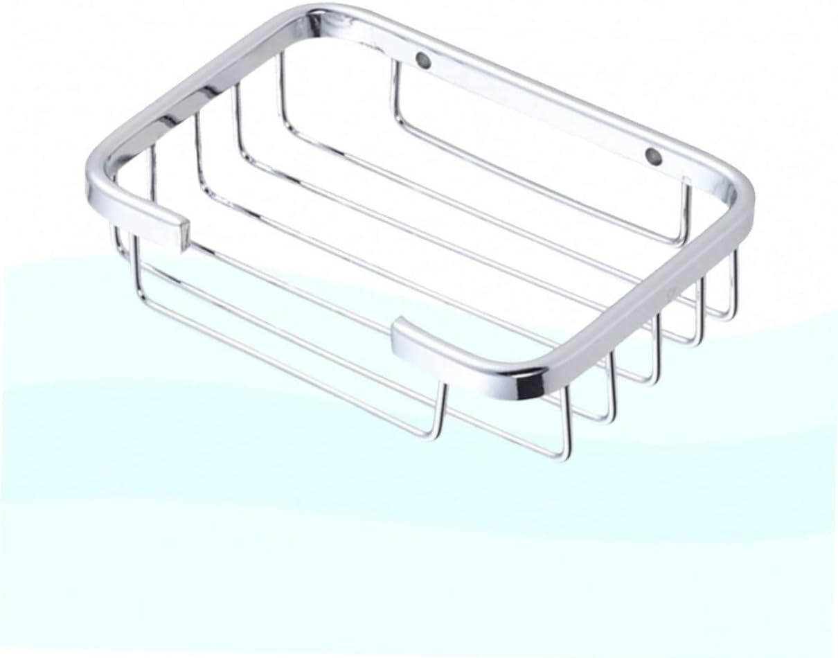 Hoement Wall Mount Soap Holder Modern Aluminum Design