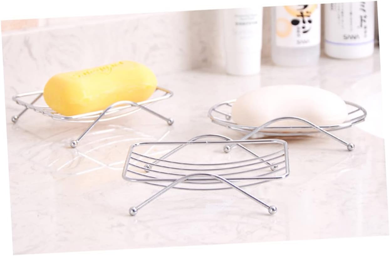 MAGICLULU 1pc Stainless Steel Soap Dish Holder Wall Mount No Drilling