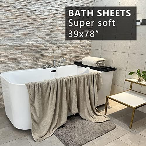 YTYC 39x78 Inch Oversized Super Soft Bath Towels