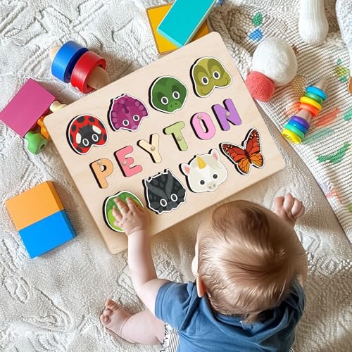 Personalized Wooden Name Puzzle For Toddlers 1-3